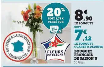 Super U Bouquet francais de saison u offre