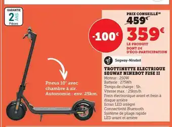 Super U Trottinette eectrique segway ninebot f25e ii offre