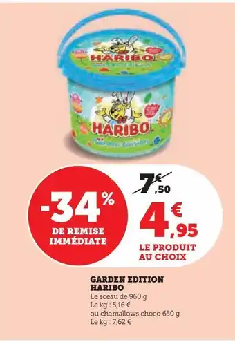 Super U Garden edition haribo offre