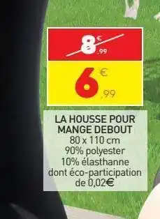 Stokomani La housse pour mange debout offre