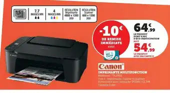 Super U Imprimante multifonction canon offre