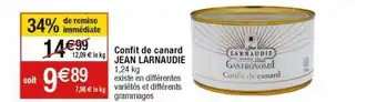 Cora x Carrefour Confit de canard jean larnaudie offre