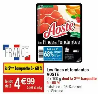 Charcuterie aoste