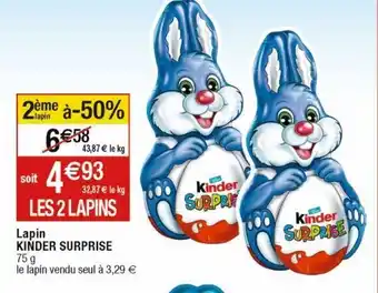 Cora x Carrefour Chocolats kinder offre