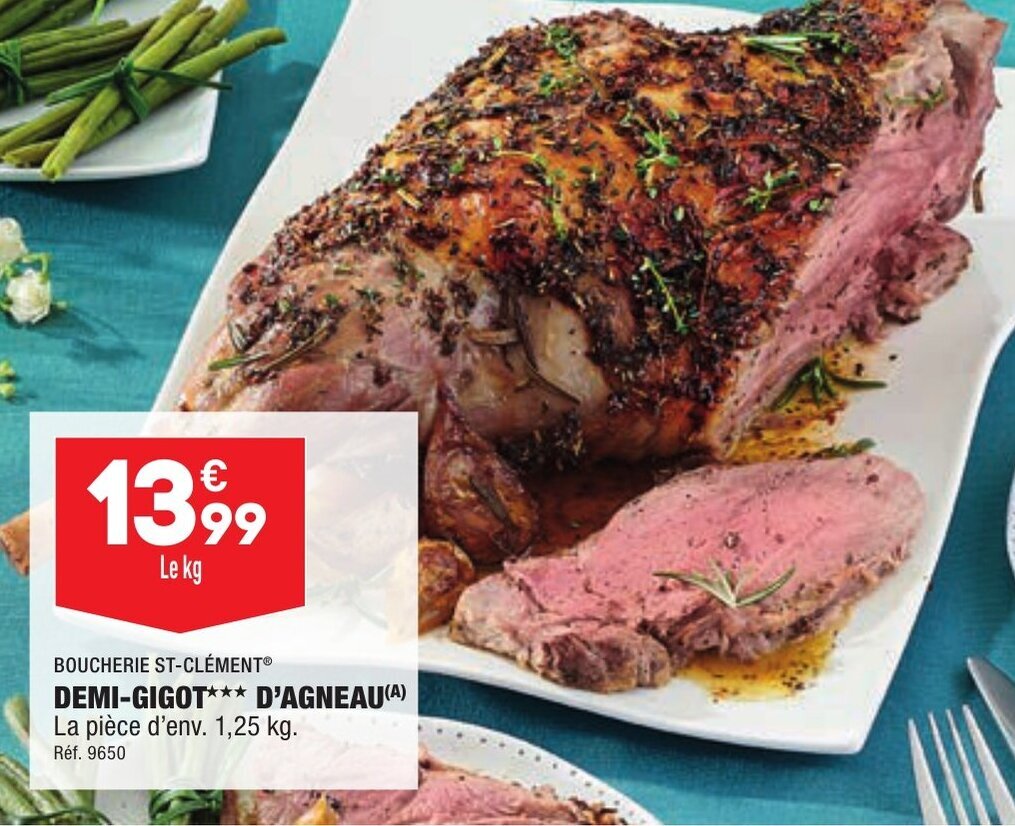 Promo Demigigot d'agneau chez ALDI
