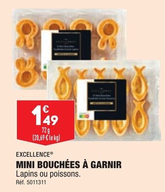Mini bouchées à garnir