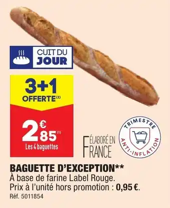 ALDI Baguette d'exception offre