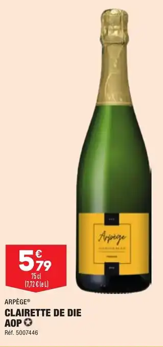 ALDI Clairette de die aop offre