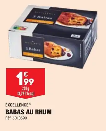 ALDI Babas au rhum offre