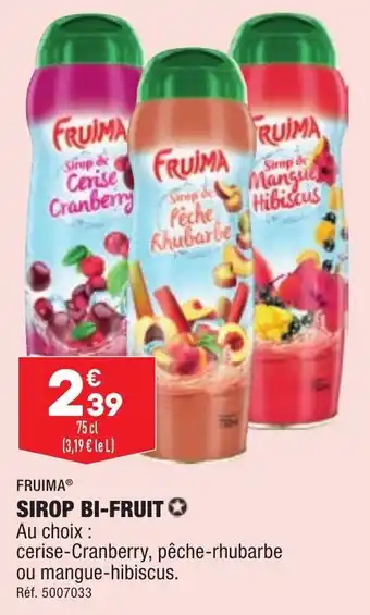 ALDI Sirop bi-fruit offre