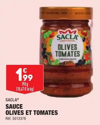 ALDI Sauce olives et tomates offre