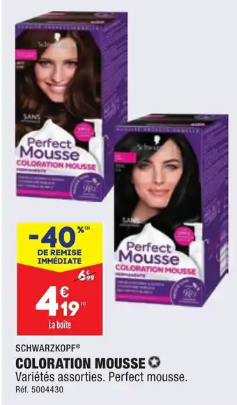 ALDI Coloration mousse offre