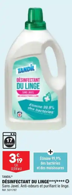 ALDI Désinfectant du linge offre