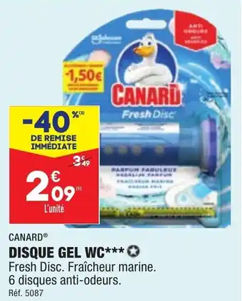 ALDI Disque gel wc offre