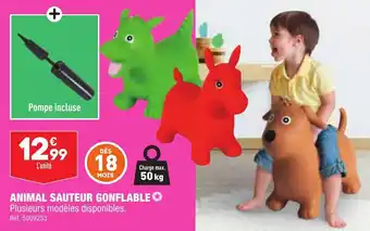 ALDI Animal sauteur gonflable offre