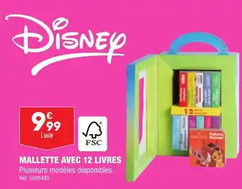 ALDI Mallette avec 12 livres offre