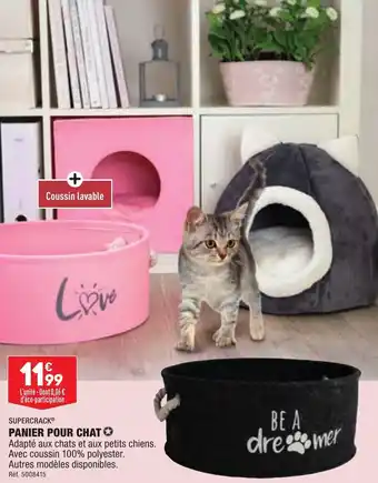 Panier pour chat