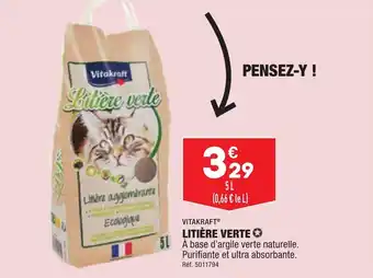 ALDI Litière verte offre