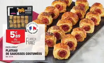 ALDI Plateau de saucisses costumées offre