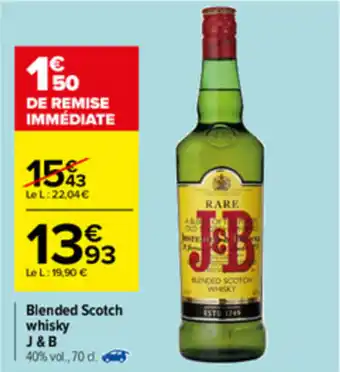 Carrefour Market Blended Scotch Whisky offre