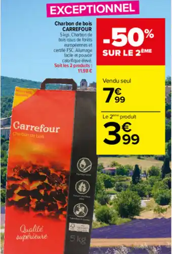 Carrefour Market Charbon De Bois Carrefour offre