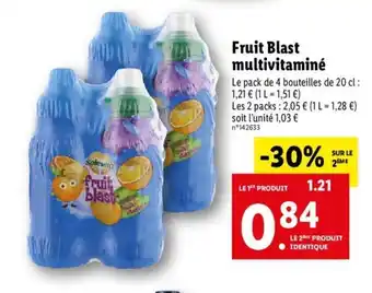 Lidl Fruit Blast multivitaminé offre