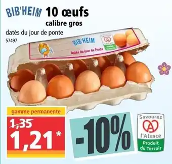 Norma 10 Œufs offre