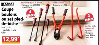 Norma Coupe boulons ou set pied-de-biche offre