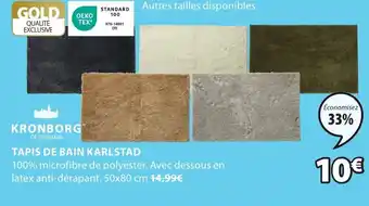 JYSK Tapis de bain karlstad offre