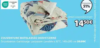 JYSK Couverture matelassée skovstjerne offre