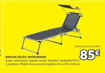 JYSK Bain de soleil thorsminde offre