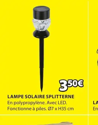 JYSK Lampe solaire splitterne offre