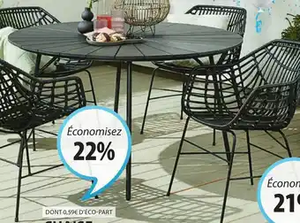 JYSK Table de jardin rangstrup offre