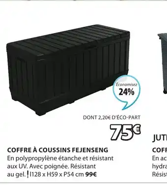 JYSK Coffre a coussins fejenseng offre