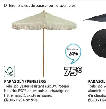 JYSK Parasol Yppenbjerg offre