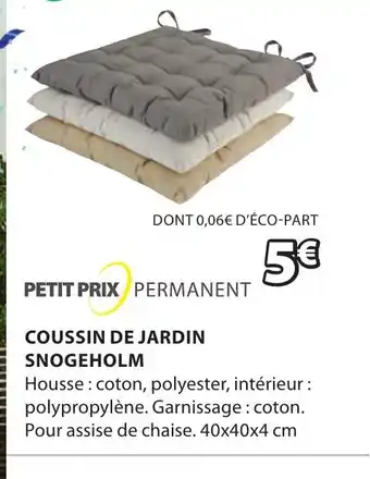 JYSK Coussin de jardin snogeholm offre