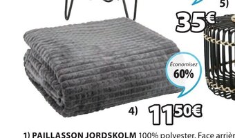 JYSK Plaid en tissu Molletonné hagtorn offre
