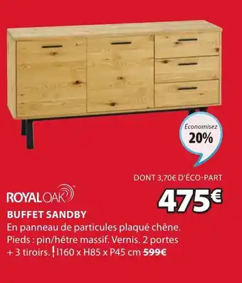 JYSK Buffet sandby offre
