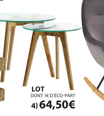 JYSK Tables Gigognes falsled offre