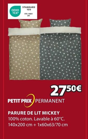 JYSK Parure de lit mickey offre