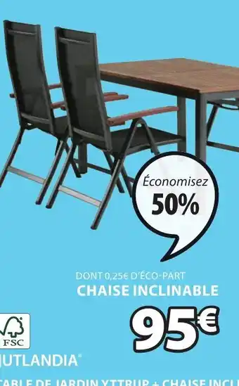 JYSK Chaise inclinable offre