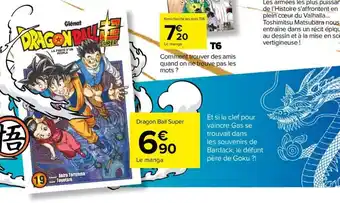 Carrefour Dragon ball super offre