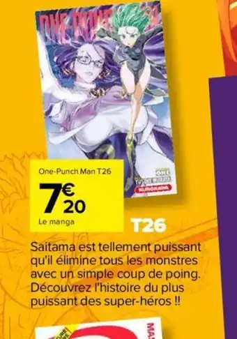 Carrefour One piece Man T26 offre