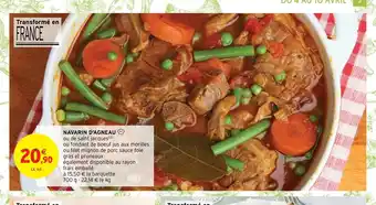 Navarin d'agneau