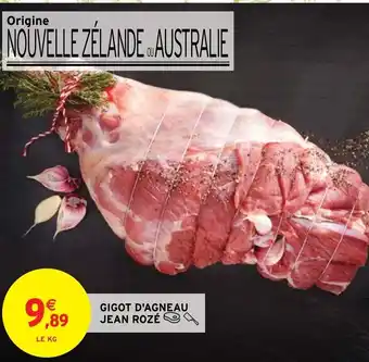 Intermarché Gigot d'agneau jean roze offre