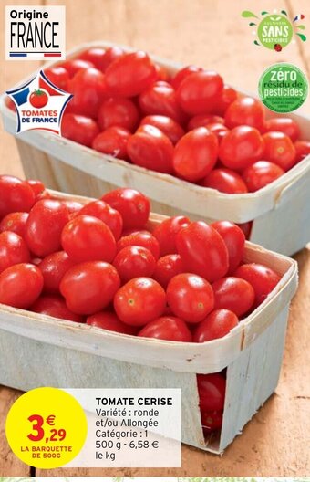 Intermarché Tomate cerise offre