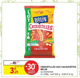 Intermarché Croustilles Aux Cacahuétes Belin offre