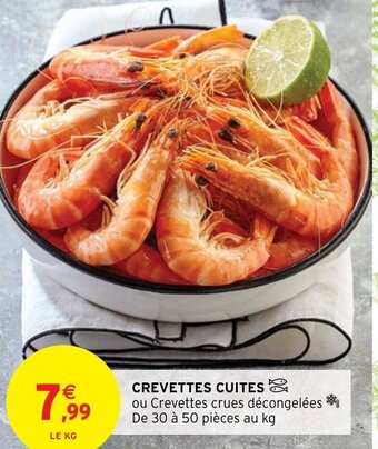 Intermarché Hyper Crevettes Cuites offre