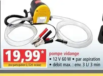 pompe vidange