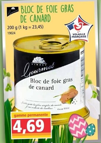 Norma Bloc de foie gras de canard offre